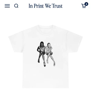 In print we trust, t-shirts - Säljer alla 3. 300 kr/styck - helt nya.