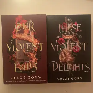 These violent delights & our violent ends - Chloe gong💕 aldrig lästa, kan skicka fler bilder om det behövs 🫧 190 för båda, 100kr för en 💕