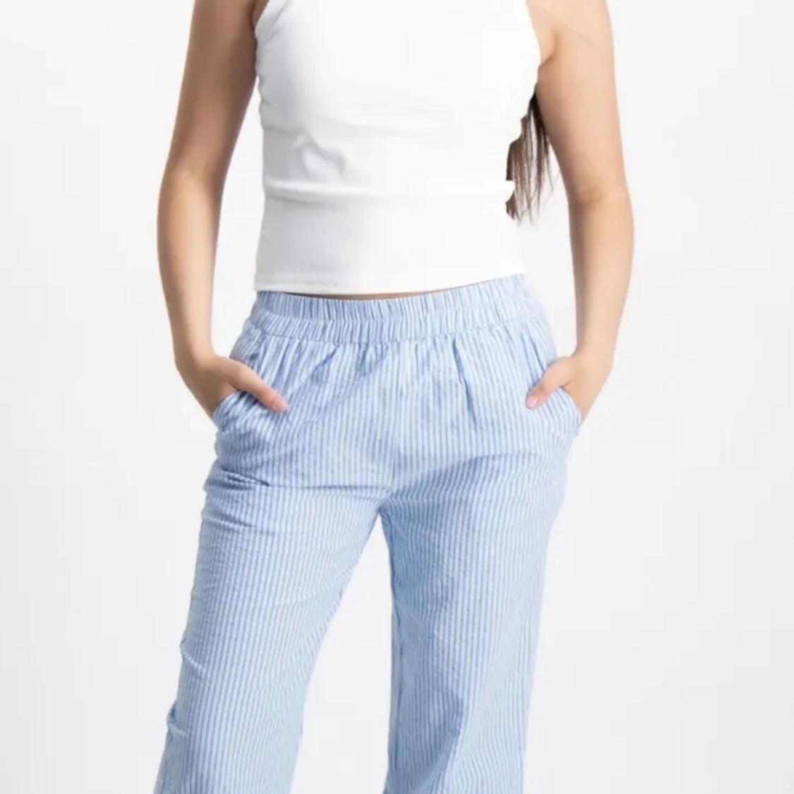 Randiga byxor/pjamasbyxor