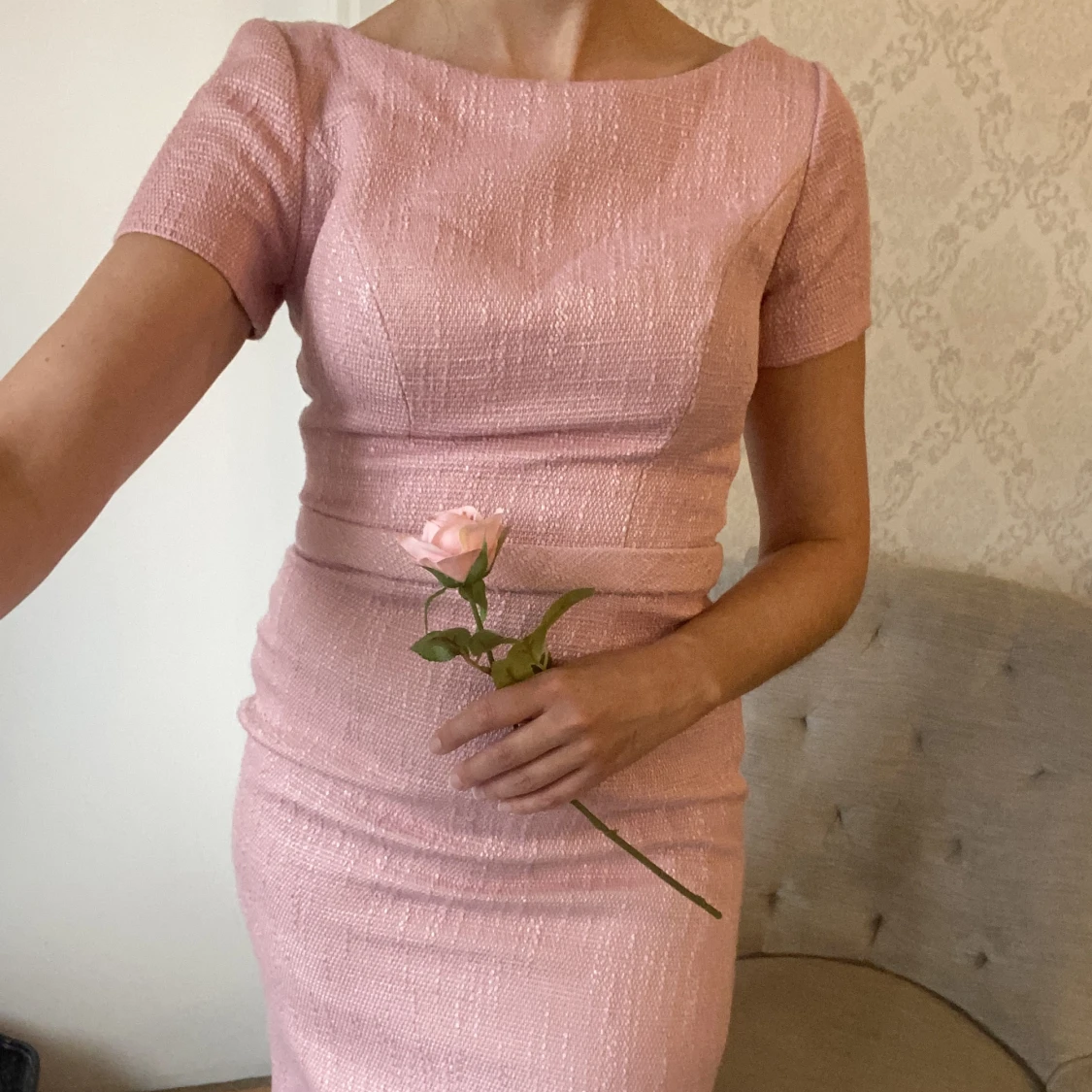 Klänning tweed  - 90