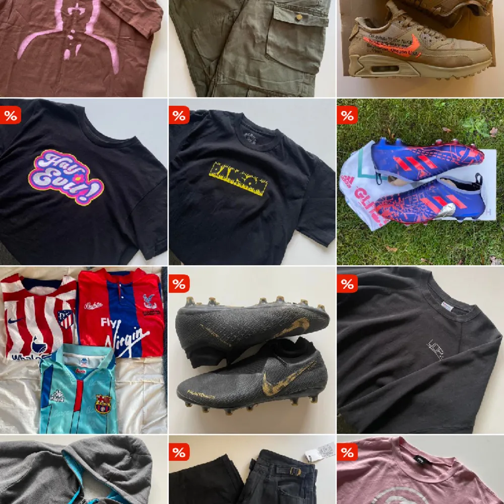Säljer en hel del saker via min depop. Checka ( https://depop.app.link/6auBpxRadFb ) för priser storlekar med mera. Säljer gärna här snarare än via depop!. Jeans & Byxor.