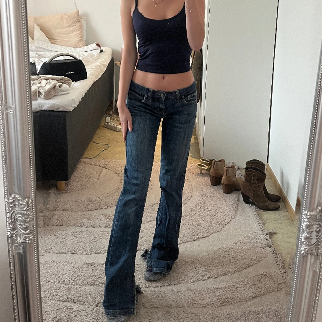 Lågmidjade jeans