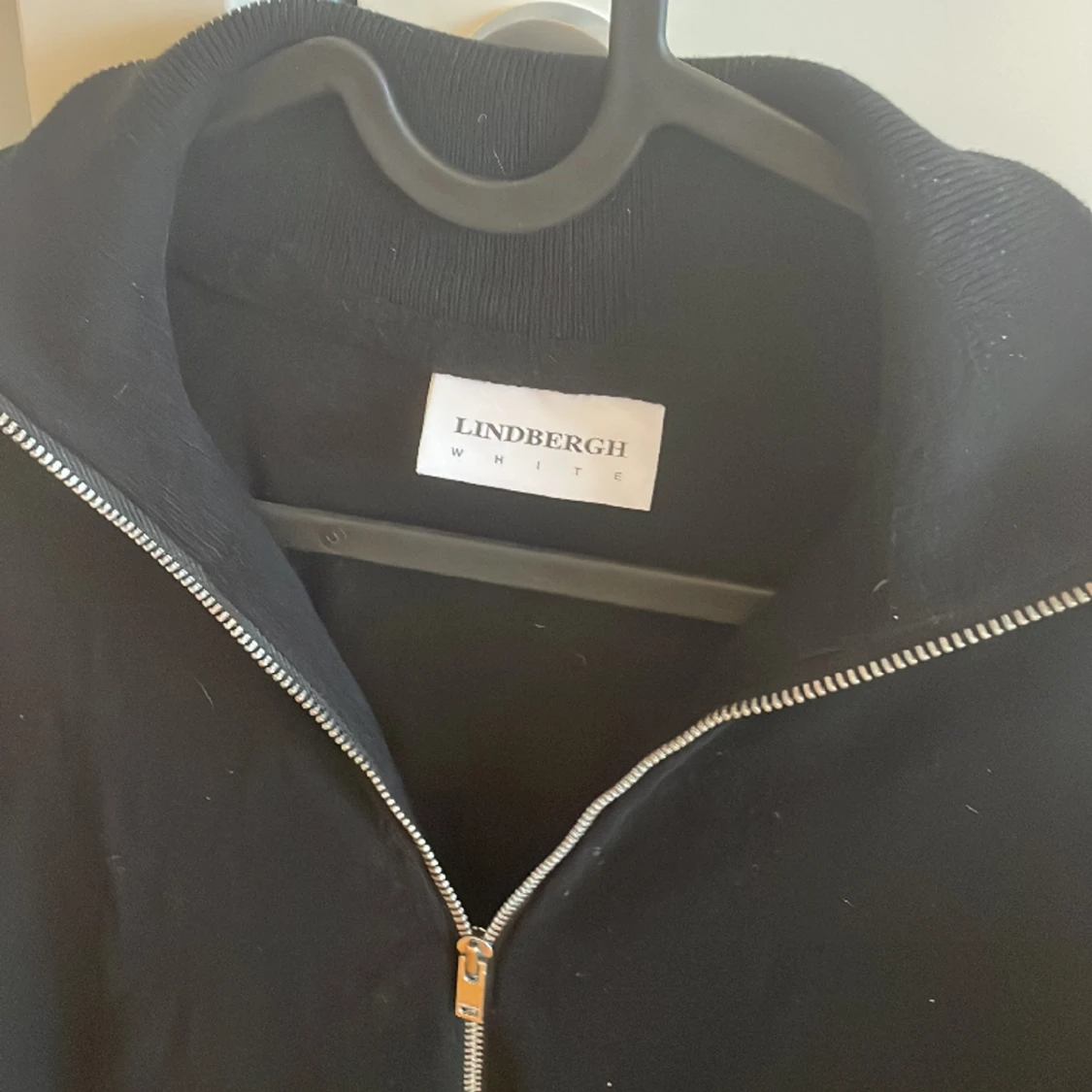 Svart lindbergh full zip - 90