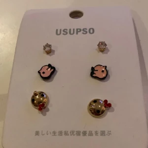 Örhängen - 3 st par helt oanvända örhängen. 