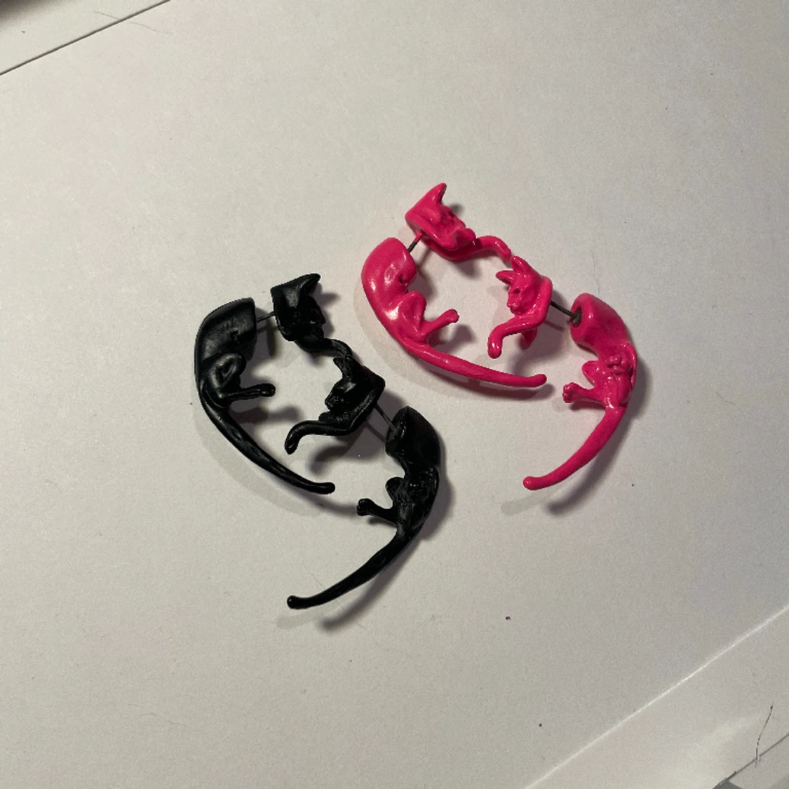 Coola örhängen kattdjur