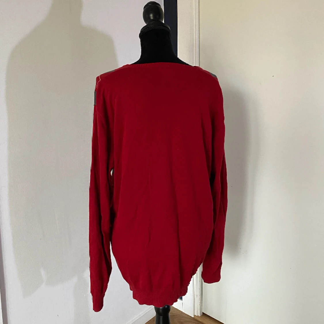 Röd rutig tröja - 90