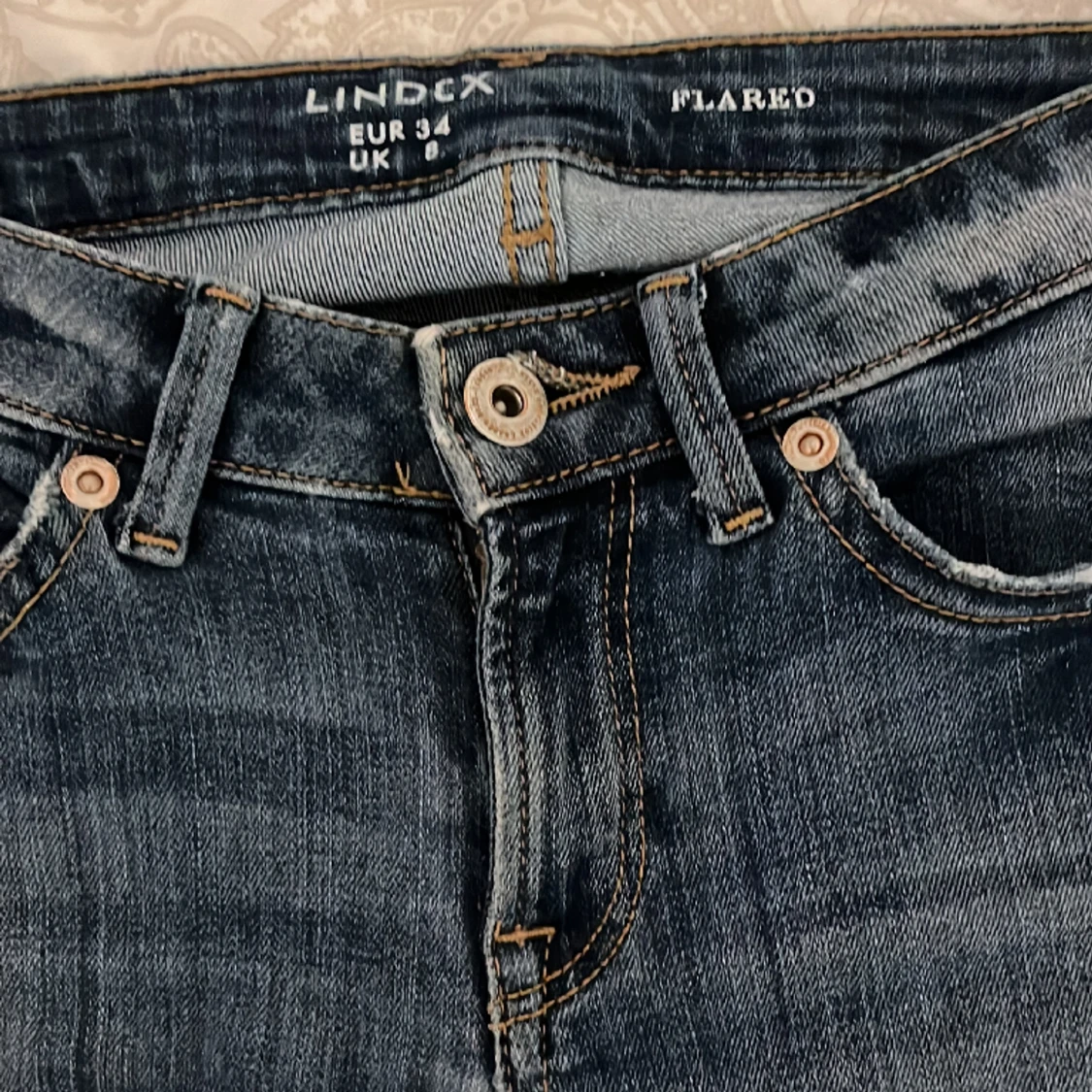 lågmidjade jeans - 91