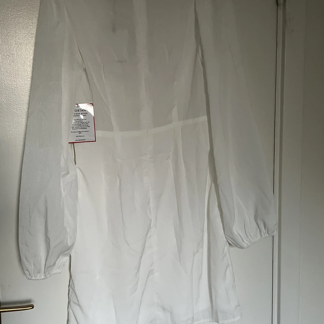 Studentklänning / vit klänning  - 90