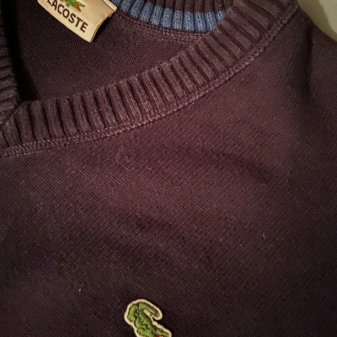 Lacoste stickad sweatshirt - 90