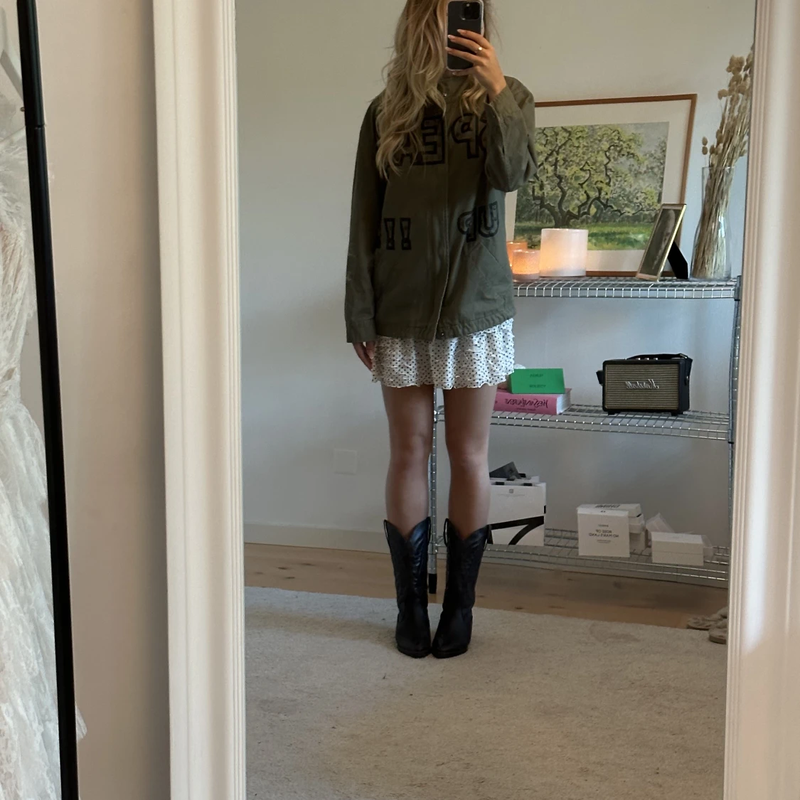 Militärgrön jacka - 90