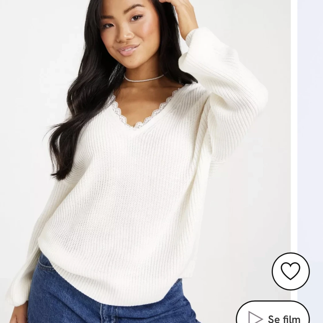 Stickad tröja från Nelly ❤️