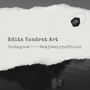 Originella handgjorda smycken - Originella handgjorda smycken som passar till vardag 🖤Du kan stå ut från mängden!!!  För mig betyder kreativitet frihet-Edita Kondrat🤗