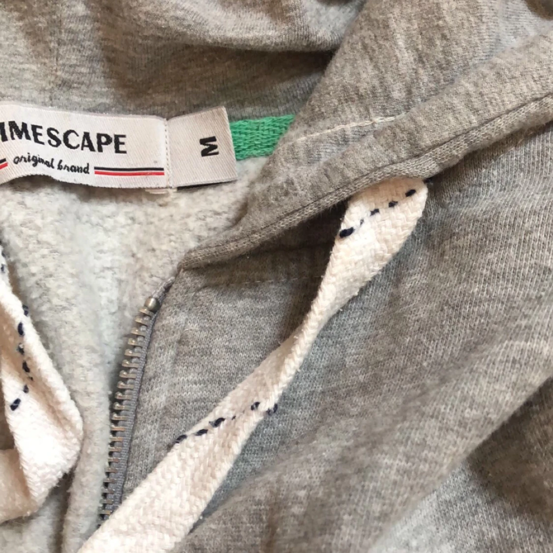 Zip hoodie grå - 91