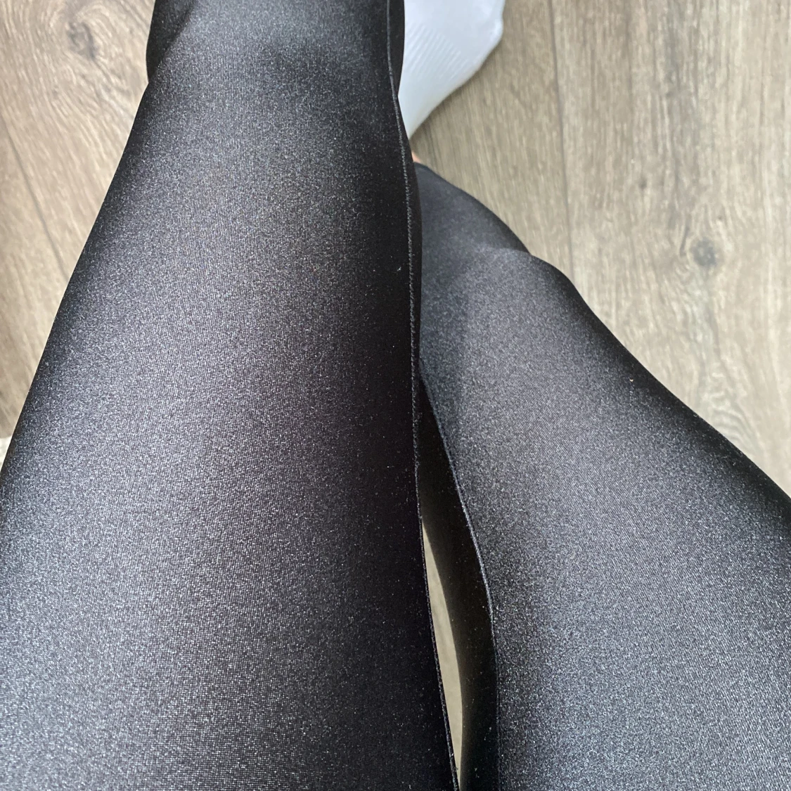 Glitter svart tajt  - 91