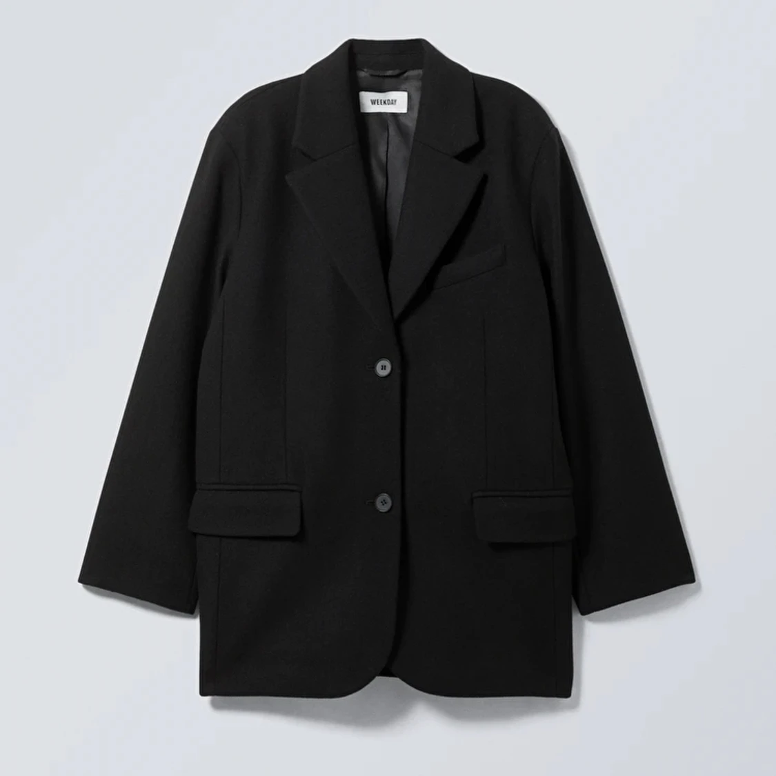 Svart fodrad kavaj  - 90