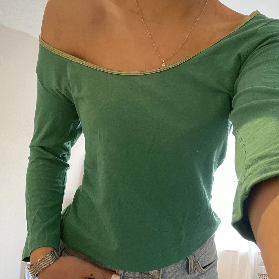 One-shoulder topp - 90