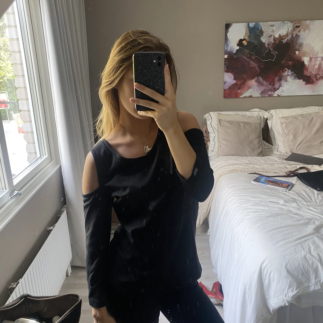 Tröja med cutouts - 90