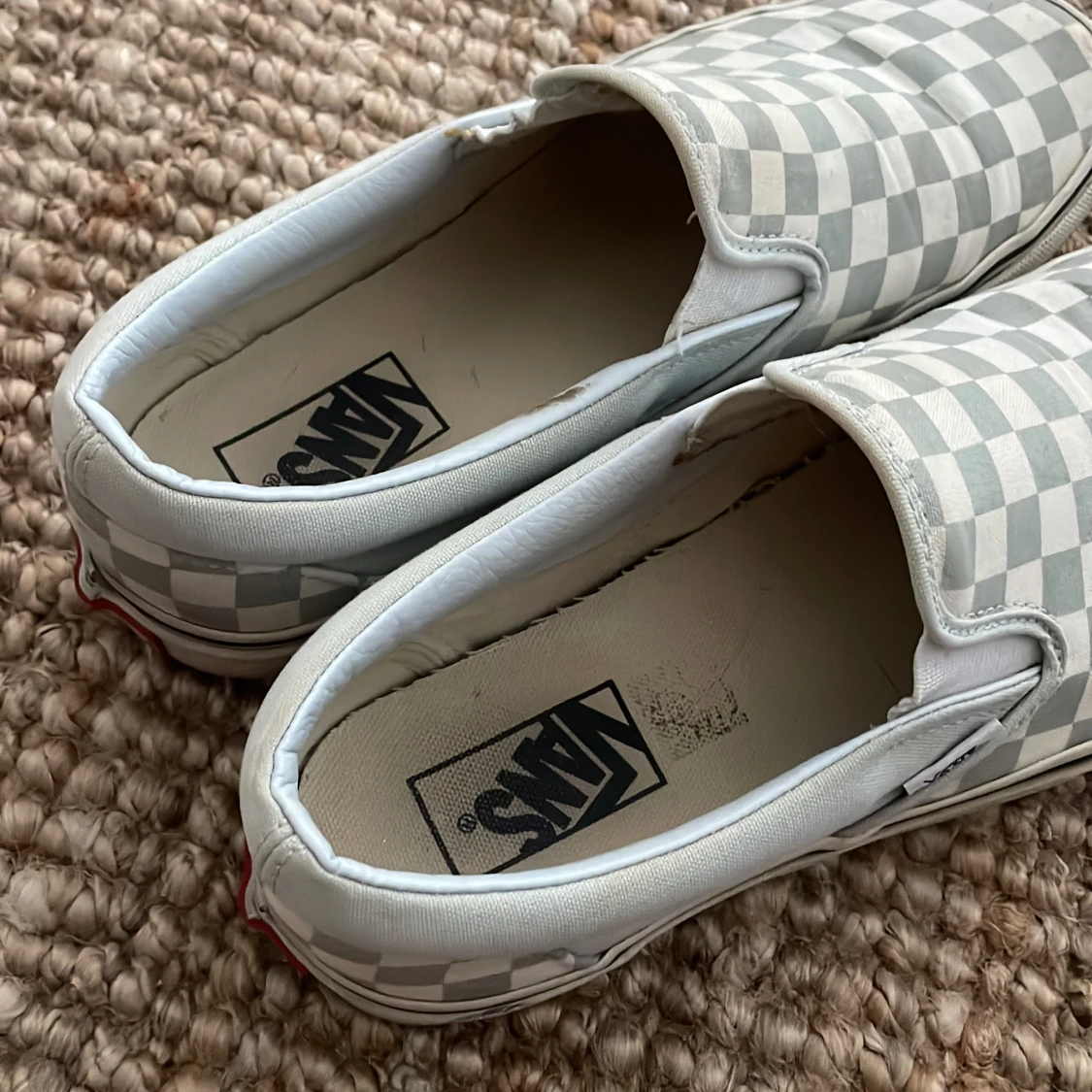 Blåa chack vans  - 90