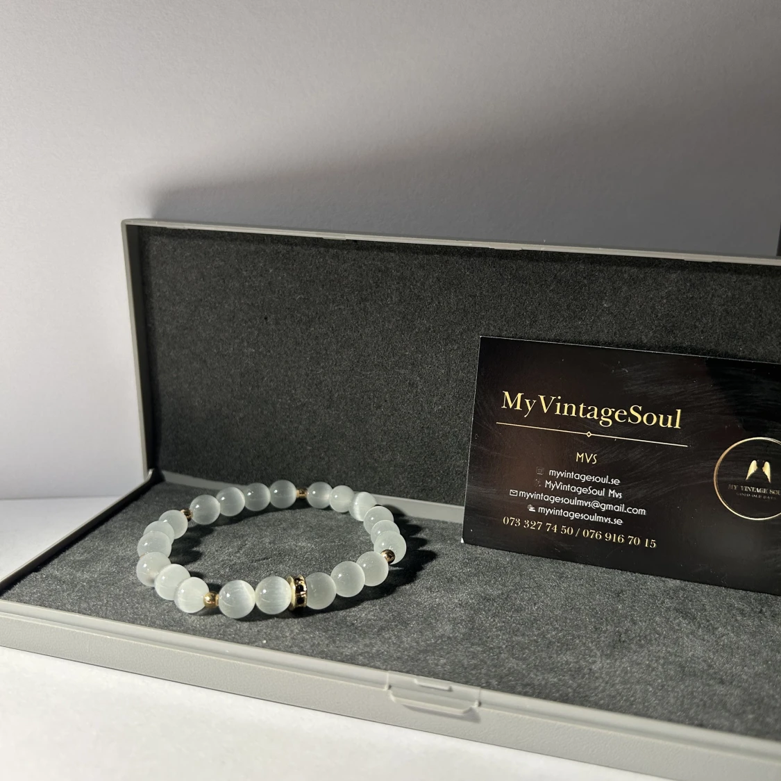 Pärlarmband ”mist” - 1