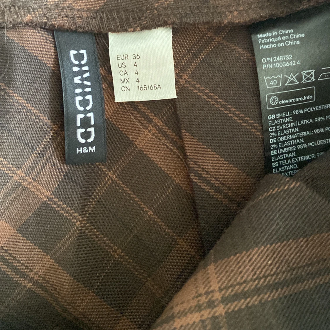 rutig schoolgirl-kjol - 90