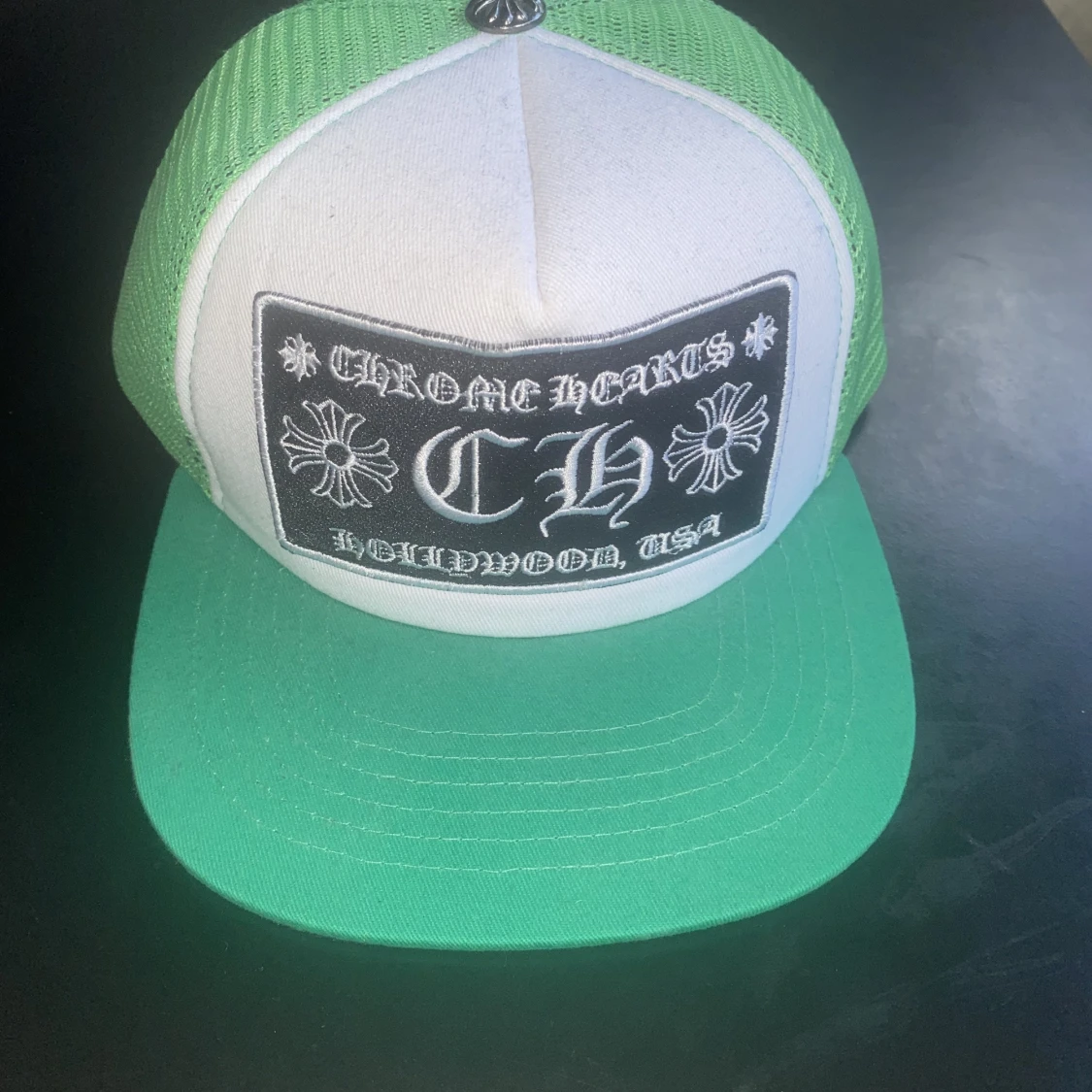 Chrome hearts keps grön rep