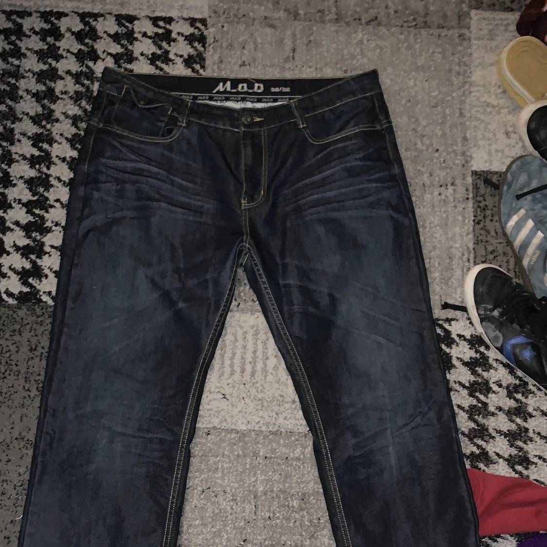 Raw denim jeans - 90