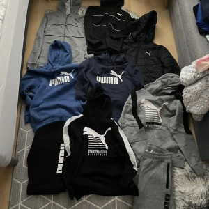 Puma kläder  - Alla hoodies är i storlek s/m passar båda storlekarna och de de koftorna i hörnet och jackan är i S