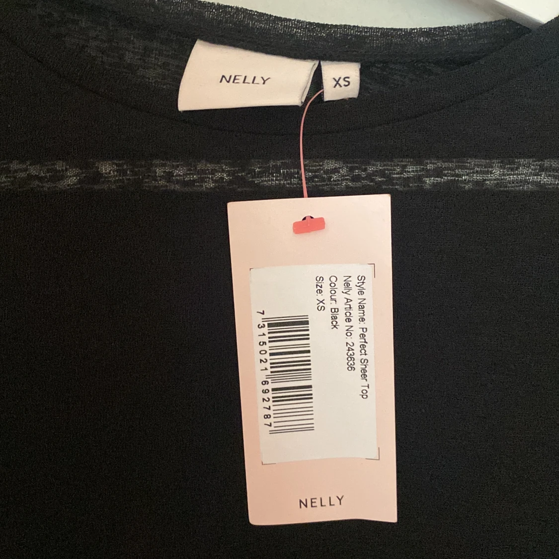 Genomskinlig topp  - 91