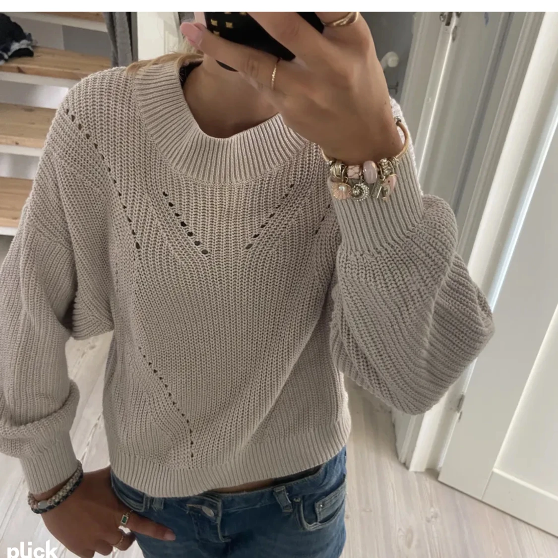 Stickad tröja🫶🏼