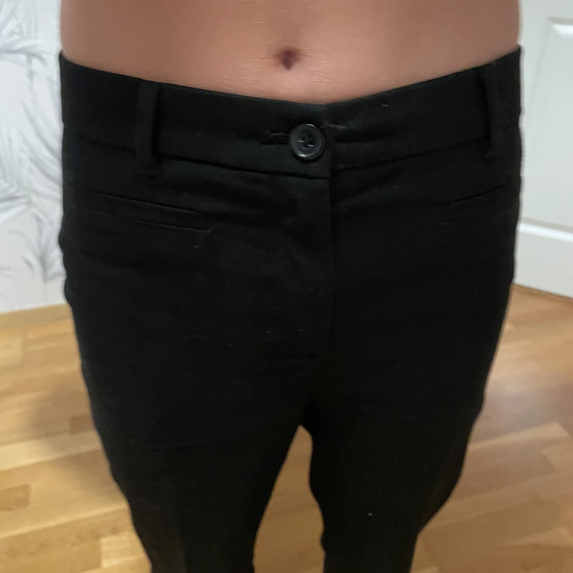 Svarta Kostymbyxor  - 90