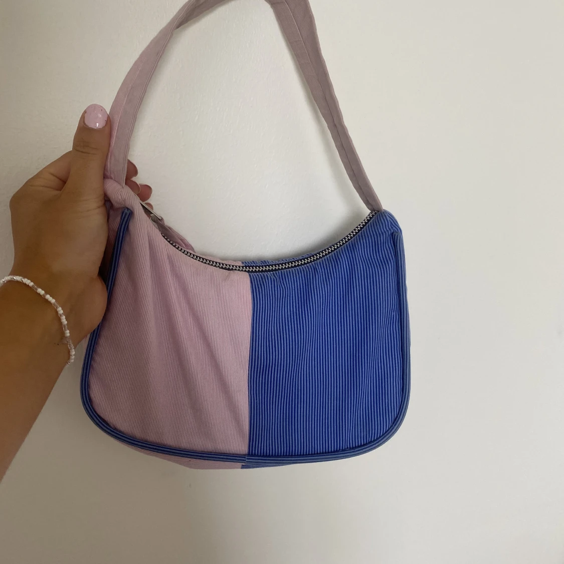 Rosa-blå minibag - 90