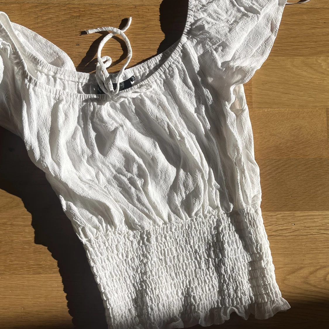 Vit vintage sommartopp - Y2k topp