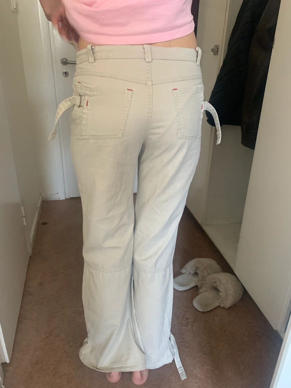 vintage low rise cargo byxor i 36 - 90