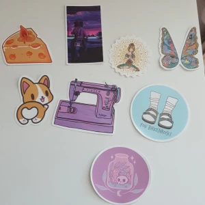 8 st stickers - Säg gärna vad ni vill köpa dem för!