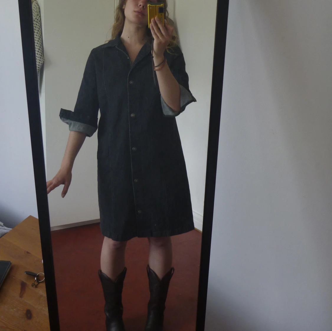 Jeanskappa/ klänning - 91