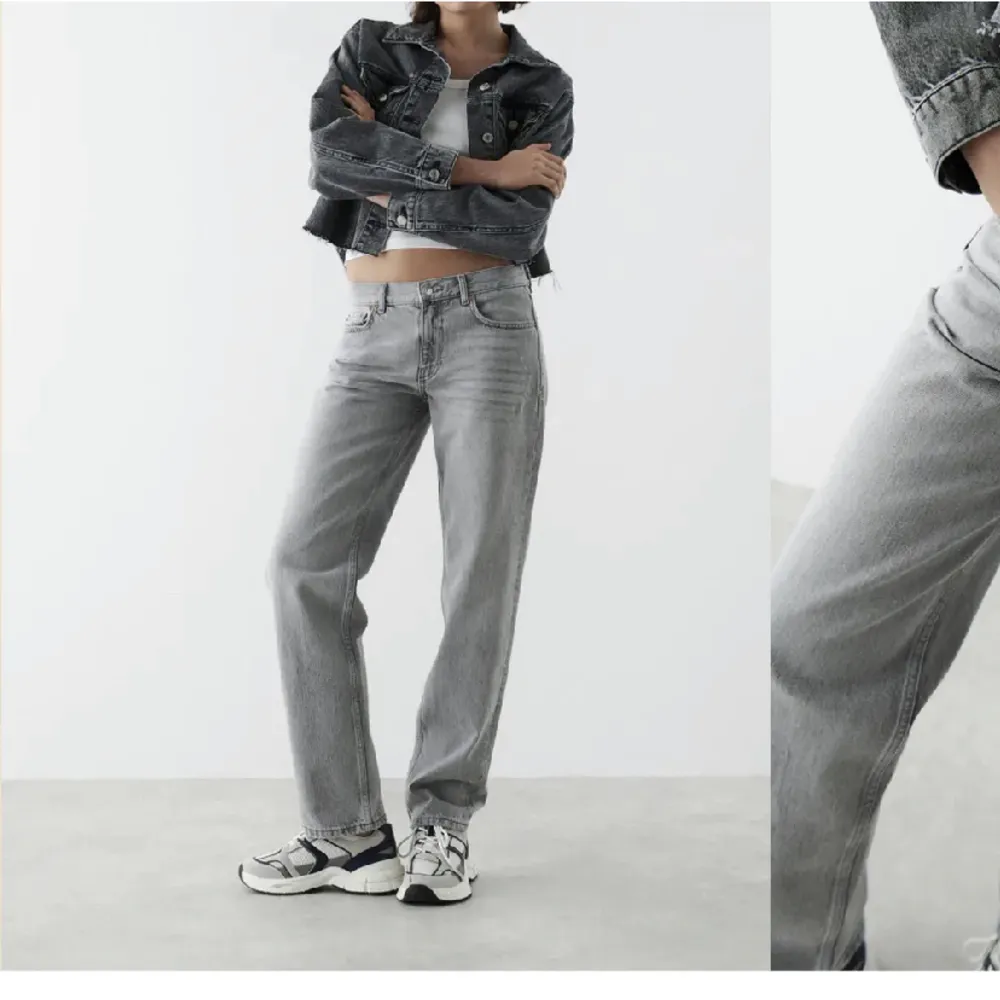Snygga jeans som inte kommer till användning tyvärr, köpt här på plick men är i jätte bra skick🌟🙏🏼kom privat för fler bilder!!. Jeans & Byxor.