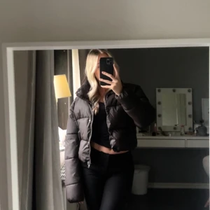 Zara jacka  - Mörk brun dunjacka från Zara i storlek S. Den har 2 fickor. Nypris 800kr säljer för 400kr