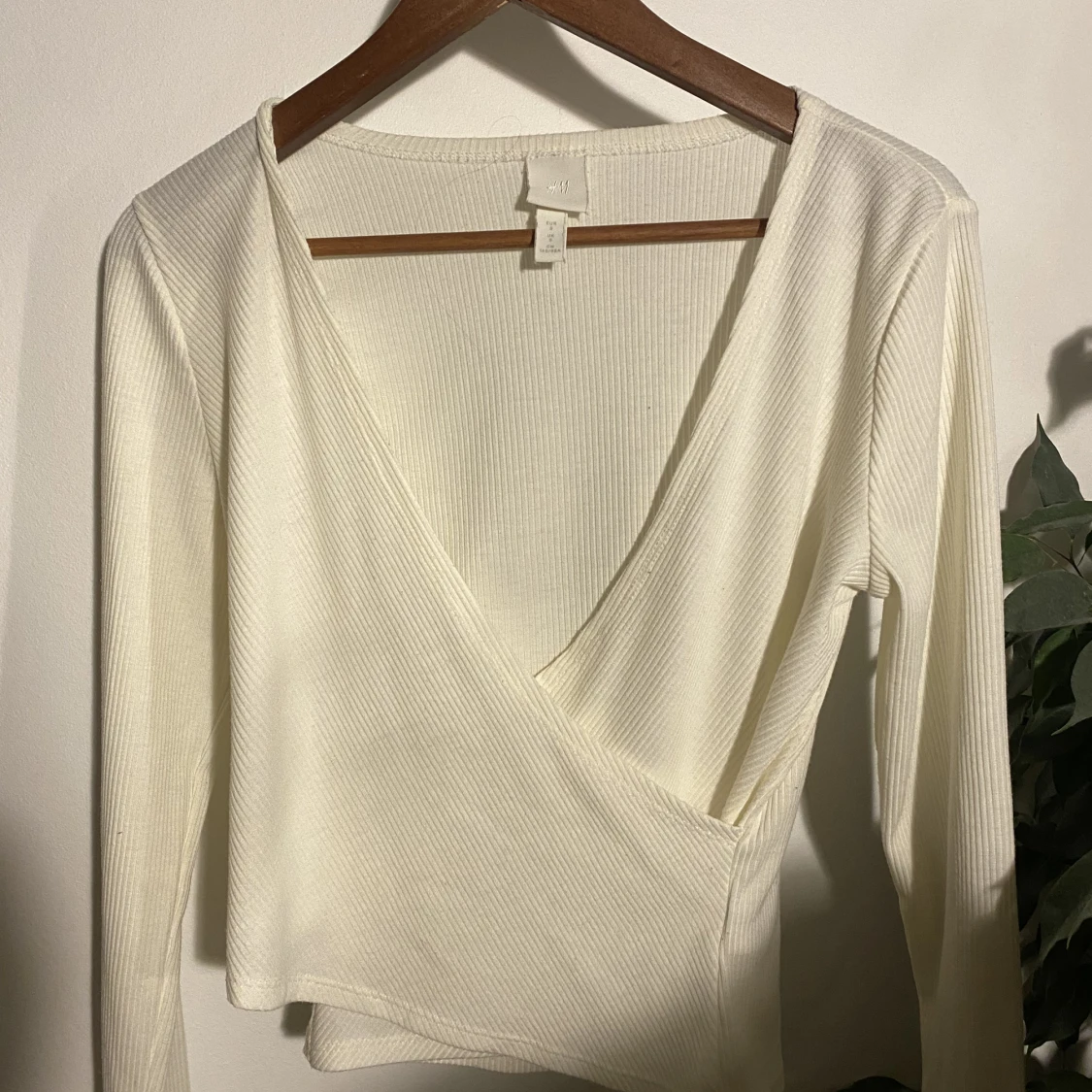 Ribbad långärmad  - 90