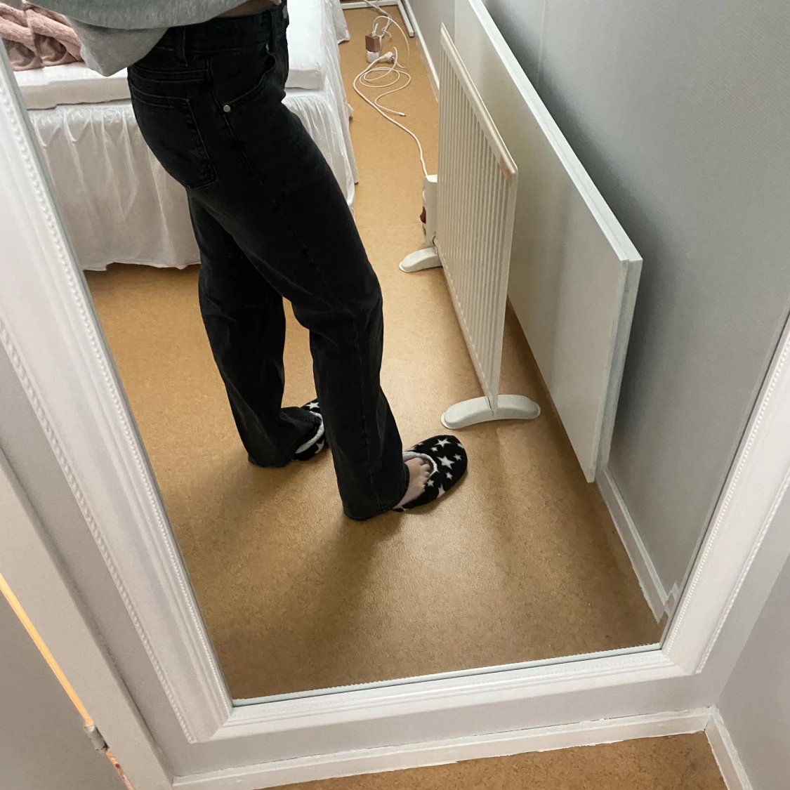 lågmidjade jeans - 90