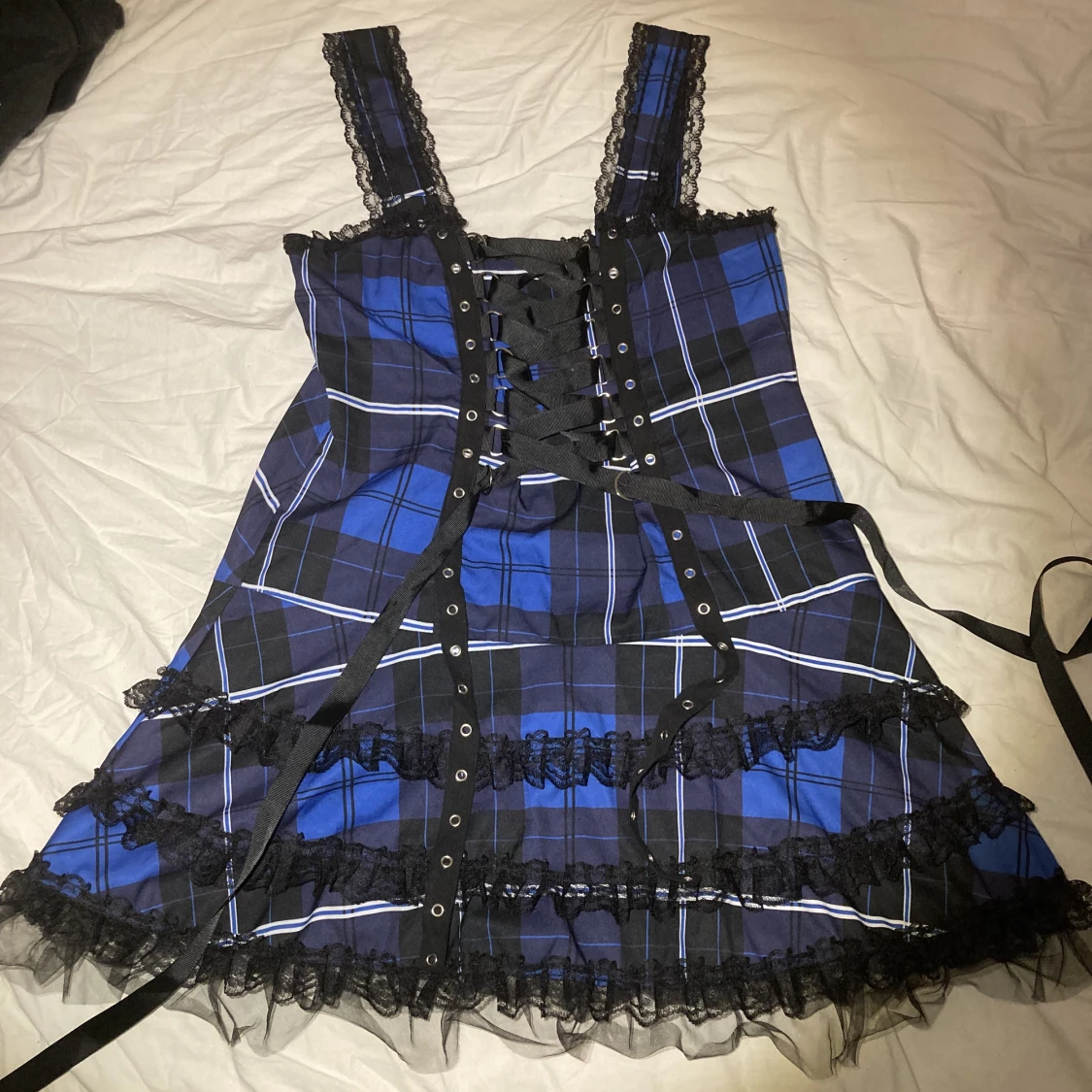 Blå Alternativ Klänning - 90