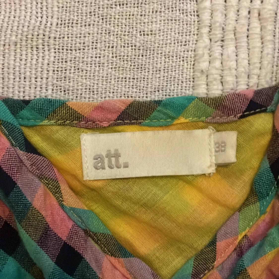 Rutig klänning  - 91