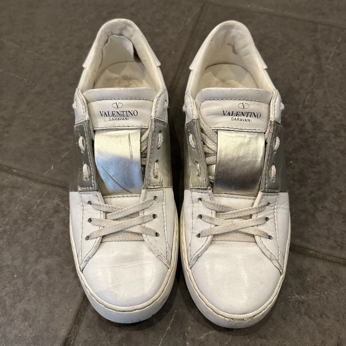 Valentino Garavani Rockstud sneakers silver - 90