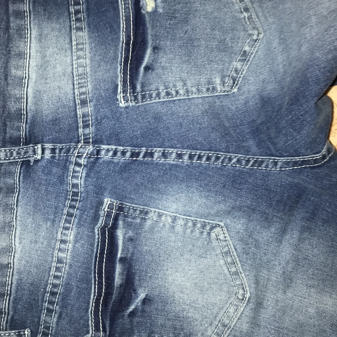 Mörk blåa jeans  - 90