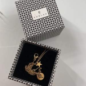 Guld halsband Edblad stjärna, aldrig använt köpt för 300kr Guld örhängen. Isadora armaband.  Skriv för priser!💕