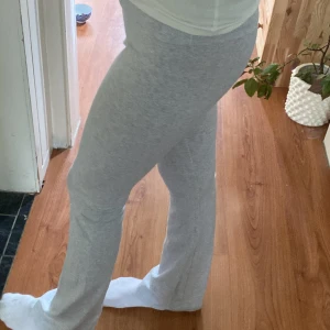 Gråa Priscilla pants från brandy Melville  - Super snygga byxor och dom är i bra skick förutom längst ner på byxan då de är ett litet hål på båda benen men inget man tänker på, men därför säljer jag dom för 120kr+frakt bara🩷är storlek xs/s.
