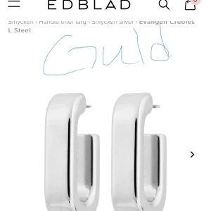 Edblad örhängen  - Oanvända, fick i present!! Slutsålda tror jag för hittar de inte på hemsidan längre🤍