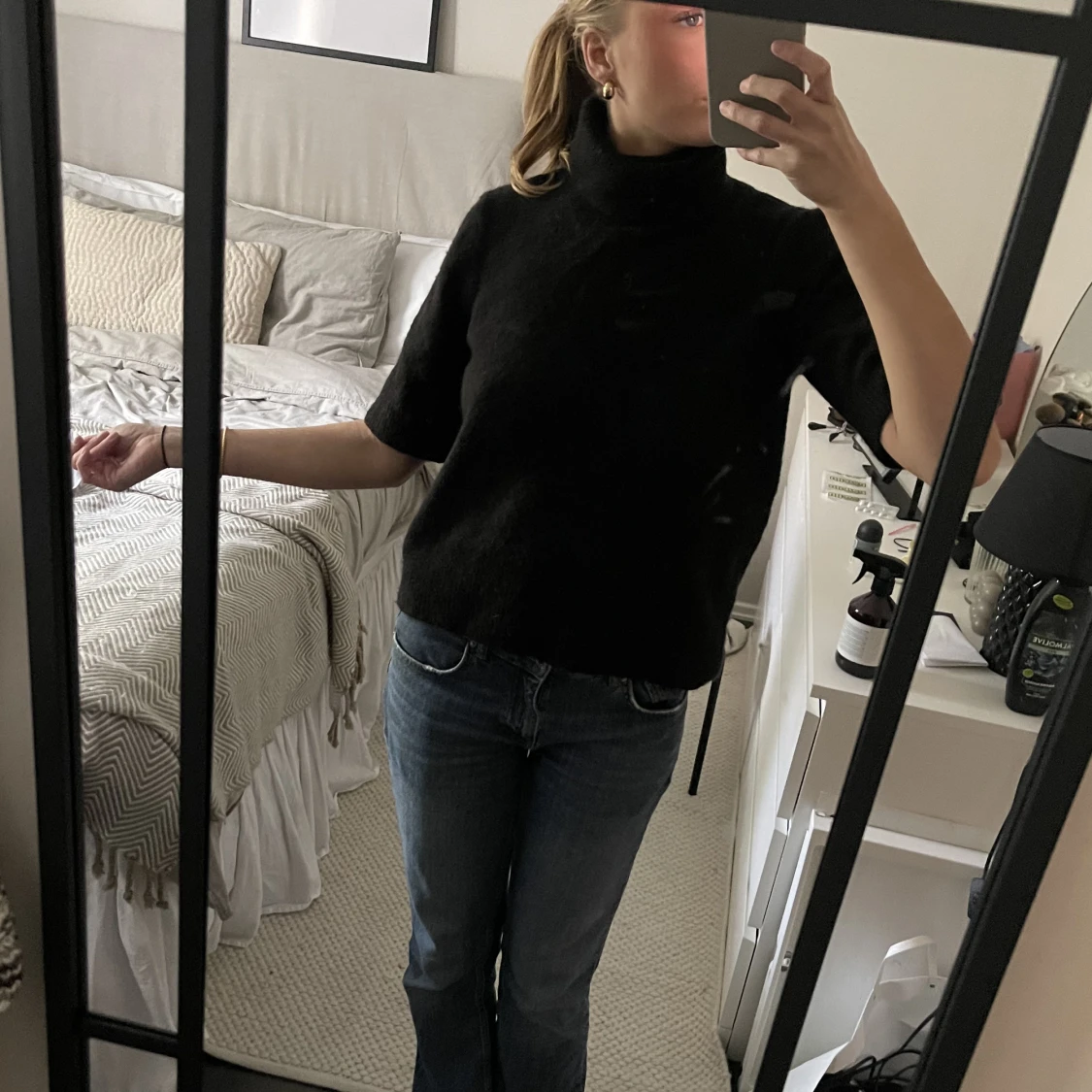 Stickad T-shirt  - 90