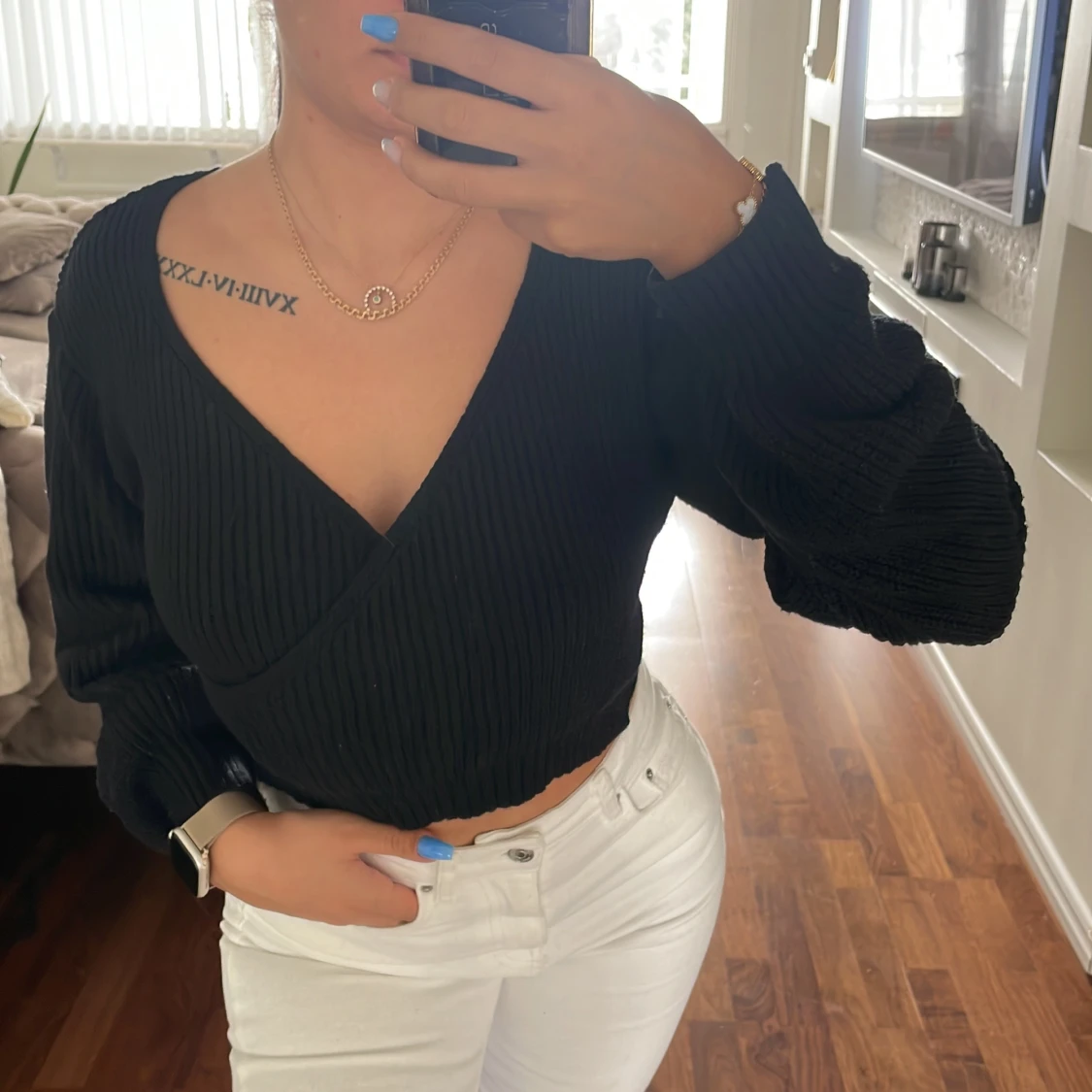 Stickad tröja  - 90