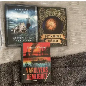 Säljer tre böcker från Kristina Ohlsson, väldigt spännande och bra böcker, rabatt vid köp av flera 