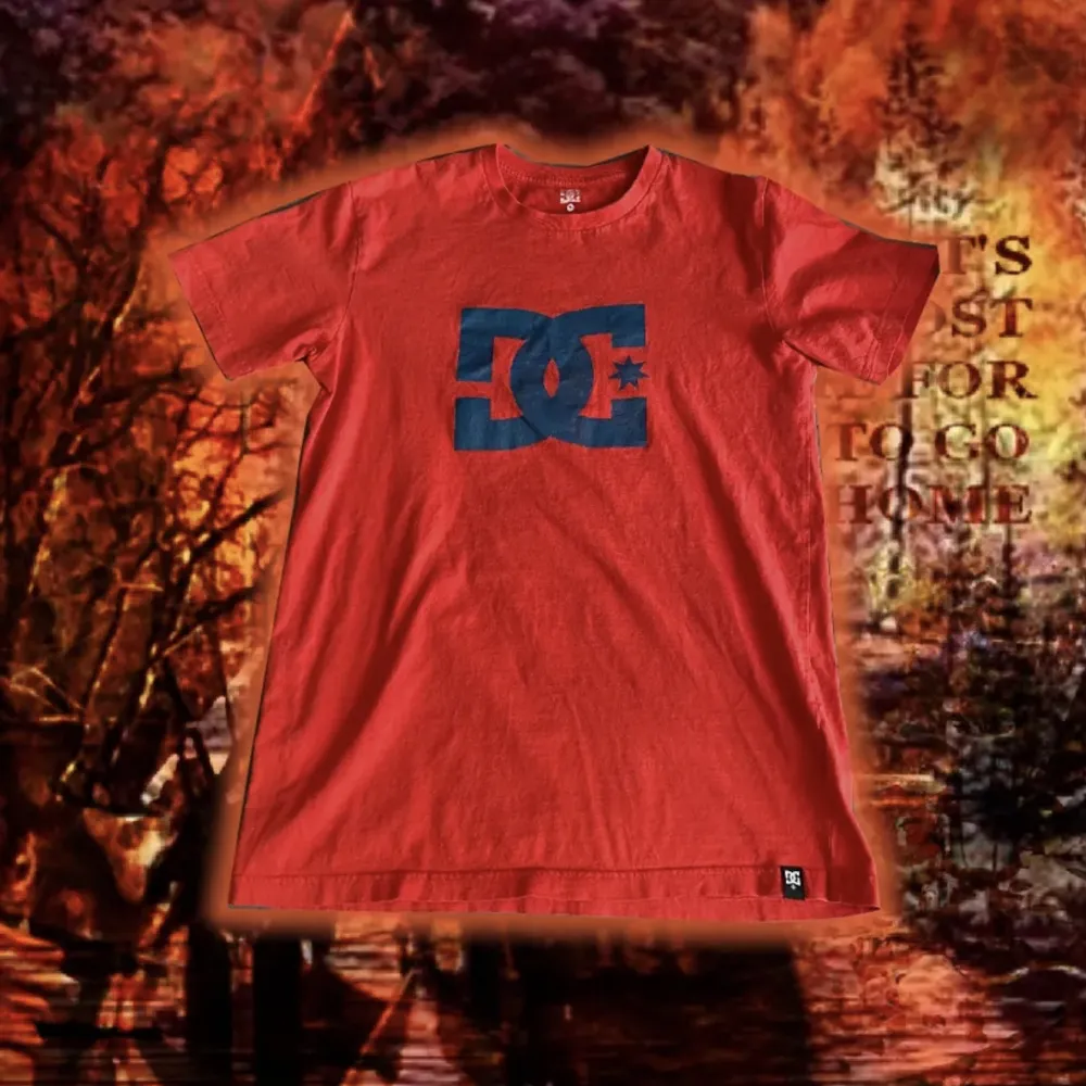 Fire röd och mörkblå dc tröja använder inte😵😵😵😂😂🤙🏻🤙🏻🤙🏻🥰🥰🥰🔥. T-shirts.